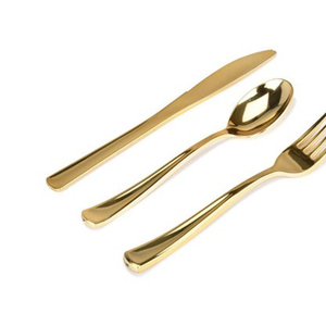 Cuchara moderna de acero inoxidable, tenedor, cuchillo, restaurante, cena, cubiertos, juego de cubiertos, juego de cubiertos chapados en oro - Product Image 3