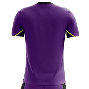 Conjuntos de uniformes de fútbol de secado rápido personalizados, maillot de poliéster de talla grande 100%, fabricación OEM, corte automático, ropa deportiva teñida lisa - Product Image 6