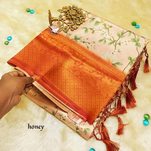 PURE SOFT KANCHIVRAM PETHANI <b>SILK</b> SAREE - Product Image 4