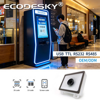Module de lecteur de codes-barres CMOS intégré ECodeSky EMT8650S PDF417 1D/2D QR Code pour kiosque