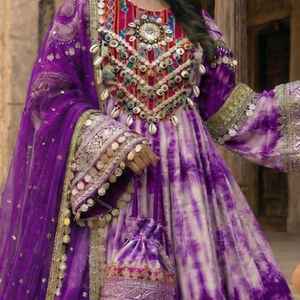 Afghani <b>Vintage</b> <b>Dress</b> With Hand Made Embroidery Unique Antique Comfortable Afghani <b>Dress</b> Women's Kuchi <b>Dress</b> Wholesale OEM - Product Image 2