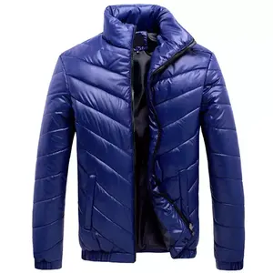 Veste matelassée en toile à capuche pour homme, vente chaude 2026, hiver, sur mesure, matelassée, chaude, veste à bulles, extérieur - Product Image 2
