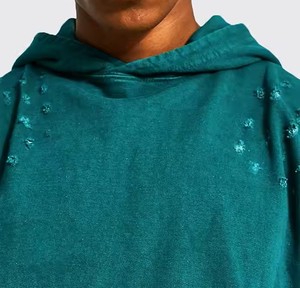 Sweat à capuche couleur zinc tenue confortable séchage rapide anti-boulochage nouveaux sweats à capuche élégants en coton biologique mélangé pour vêtements décontractés pour garçons - Product Image 6