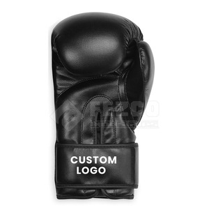 Gants de boxe d'entraînement professionnel matériau en cuir fermeture crochet et boucle évacuant l'humidité personnalisable pour la vente en gros - Product Image 4