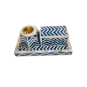 Incrustation de nacre en bois mubkhar bakhoor, brûleur d'encens des émirats arabes unis provenant de l'inde par un artisanat de qualité - Product Image 3