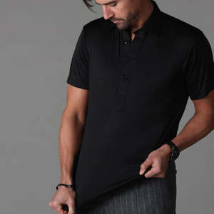 เสื้อโปโลชาย คุณภาพเยี่ยม ปี 2026 ผลิตจากผ้าฝ้ายผสมโพลีเอสเตอร์ ระบายอากาศได้ดี แห้งเร็ว รับออกแบบลายเสื้อ - Product Image 5