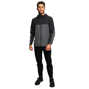 Chaqueta impermeable a prueba de viento para exteriores para hombre, estilo americano, material fino regular, deportes para hombre, secado rápido, transpirable, OEM - Product Image 2