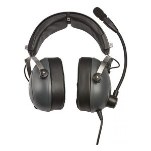 Auriculares para juegos Thrustmaster Us Force, edición de la Fuerza Aérea de EE. UU., color negro y plateado, con micrófono y control de volumen - Product Image 5