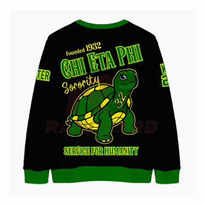 Suéter de la Hermandad CHI ETA PHI, Elegante y Cómodo, 100% Algodón, Duradero y Profesionalmente Tejido en Lana - Product Image 2