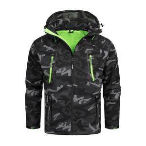 Stylish <b>Waterproof</b> Polyester Softshell Hooded <b>Jacket</b> For <b>Men</b> Indemand High Quality Outdoorwear <b>Jacket</b> With Customize Logo - Product Image 5