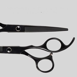 Maquinilla de afeitar negra Súper elegante, mango hecho a medida, tijera de peluquero con acabado, el mejor corte de pelo de peluquero para tijeras de peluquero - Product Image 6