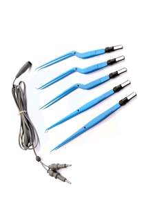 Ciseaux à dissection bipolaires, bipolaires, incurvés, 160 mm (6 14), pointe ténotomique, isolés, non stériles, réutilisables - Product Image 4