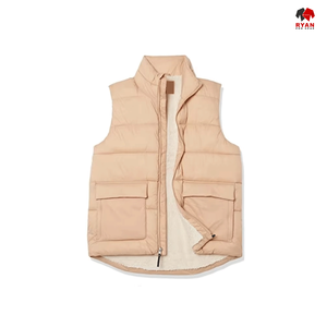 Ryan Pro Gear casual Puffer <b>vest</b> <b>Slim</b>-fit puffer <b>vest</b> Zip-up puffer <b>vest</b> Cold-weather <b>vest</b> - Product Image 5