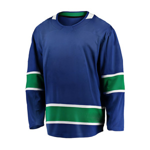 100% High Quality Breathable Windproof Quick Dry Long Sleeve Sublimation Ice Hockey Jersey with Custom Printed Designs Low Price - Product Image 3