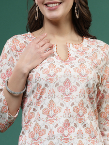 Robe décontractée pour femme, blanche unie, col en V, manches longues, silhouette trapèze, en coton, pour l'été, lavable en machine, service OEM - Product Image 5