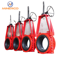 Vanne à opercule en fonte MINERCO pour conduite d'eau, type manuel DN50-DN500, température moyenne, garantie 1 an