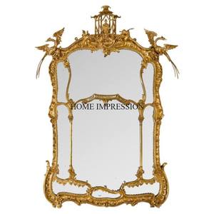 Vente en gros de rotin de qualité supérieure fabriqué avec un design unique et un cadre attrayant et luxueux miroir de sol royal d'Inde - Product Image 5