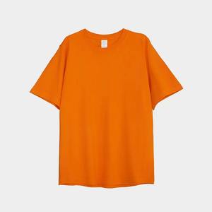 Camiseta de manga corta de talla grande para hombre de alta calidad 240 gramos microfibra Casual patrón sólido Puff estampado nueva ropa al por mayor - Product Image 2