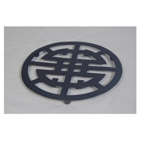Laiton rond élégant en aluminium brut fini en gros concepteur moderne classique fait à la main personnalisé élégant Dessous de plat et sous-verre - Product Image 3