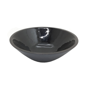 MATT BLACK Best Quality Attractive Design Unique Iron Metal <b>Serving</b> <b>Bowl</b> With BLACK Finished Round Shaped From India - Product Image 2