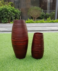 High quality Brown Spun <b>bamboo</b> vase for home and kitchen wedding hotel living room decoration <b>dinner</b> <b>sets</b> from Viet Nam - Product Image 2