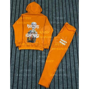 Survêtements d'hiver sur mesure pour hommes, tenues deux pièces chaudes à la mode, vêtements décontractés respirants de grande taille - Product Image 3