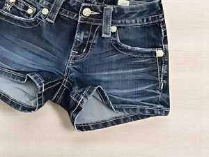 Mini Short de algodón vaquero retro MS Handicraft | Ropa de calle de tiro bajo para Mujer | Bolsillos góticos gráficos Y2K | Acogedor traje de verano | Edgy - Product Image 5