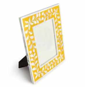 Marco de Fotos Clásico Personalizable con Incrustaciones de Hueso y Ágata, Estilo Animal Impermeable, para Decoración del Hogar, Sala de Estar u Hotel en India - Product Image 2