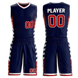 Uniforme de basket-ball unisexe personnalisé en gros, respirant, à séchage rapide, uniforme de jeu, uniforme d'entraînement de basket-ball en tissu mesh - Product Image 1