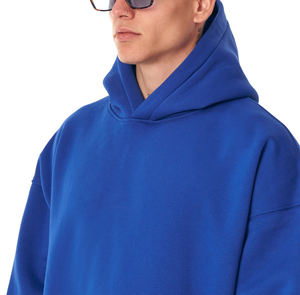 Sudaderas con Capucha para Hombre, 100% Algodón, 500gsm, Bordado con Logotipo Personalizado, Hombros Caídos, Venta al Por Mayor Directa de Fábrica, Alta Calidad - Product Image 3