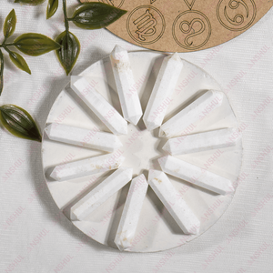 Cristales de Scolecita de Alta Calidad al por Mayor, Puntas de Lápiz de Doble Terminación para Decoración y Regalos - Product Image 1