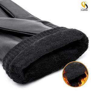 Guantes Unisex de Piel de Oveja Genuina, Transpirables, de Silicona, para Montar a Caballo, Medios Dedos, Impermeables, con Protección UV, Cálidos para Invierno, Táctiles, para Uso Diario - Product Image 5