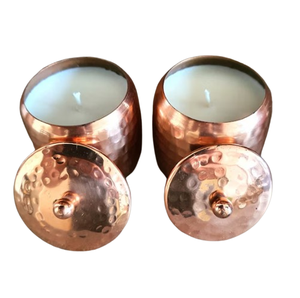 Tarro de vela redondo de diseño martillado con calidad superior único hecho a mano disponible decoración de iluminación de mesa tarros de velas perfumadas - Product Image 1