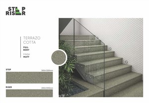 Azulejos escalonados y elevadores | Azulejos de escalera de porcelana cerámica de 200x900mm para diseño exterior e interior - Product Image 5