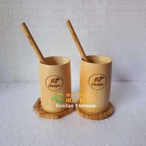 SALE HANDMADE 2025! ECO-FRIENDLY <b>BAMBOO</b> <b>CUPS</b>/ <b>BAMBOO</b> REUSABLE <b>COFFEE</b> <b>CUPS</b> LOGO CUSTOMIZED FROM ECO2GO VIET NAM - Product Image 1