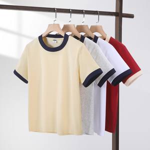 เสื้อยืดแขนสั้น20% Sorona สำหรับผู้ชายผ้าฝ้าย80% ออกแบบได้ตามต้องการสำหรับพิมพ์ลายระบายอากาศ - Product Image 1