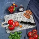 Tabla de cortar de mármol blanco y negro con tonos elegantes, perfecta para cortar, servir, hornear y Decoración de cocina moderna y elegante - Product Image 6