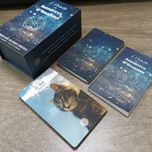 Échantillon <span class=keywords><strong>gratuit</strong></span> Impression personnalisée Conception et logo personnalisés Cartes de tarot et oracles en papier durable de haute qualité avec guide - Product Image 1