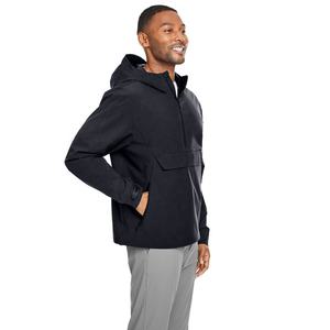 Veste Softshell légère et imperméable pour homme avec capuche zippée coupe-vent pour randonnée camping hiver printemps automne manteaux avec logo à l'avant - Product Image 6