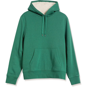 Sudadera con capucha para hombre con bolsillo con cremallera oculta, sudadera de lana de algodón, ropa de calle funcional cálida para invierno - Product Image 1