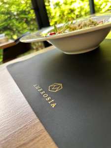 Set de table en cuir pour restaurant, résistant à la chaleur, imperméable, lavable, antidérapant, robuste, anti-odeur, confortable - Product Image 5