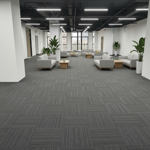 Dalles de <span class=keywords><strong>moquette</strong></span> commerciales pour la maison, antidérapantes, résistantes à l'usure, pour salon, bureau, chambre, faciles à installer - Product Image 5