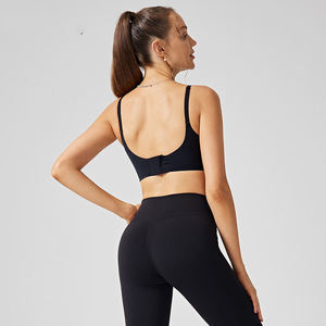 สปอร์ตบราป้องกันการกระแทกแบบไร้รอยต่อระบายอากาศได้ดีบราฝึกออกกำลังกายเล่นฟิตเนสวิ่งเล่นโยคะออกกำลังกายมีสไตล์ - Product Image 4
