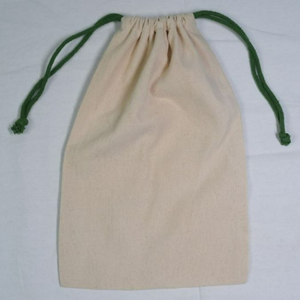 100% sac pochette à cordon en coton biologique sac cadeau de stockage naturel réutilisable écologique avec impression de logo personnalisé bas quantité minimale de commande - Product Image 3