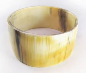 Horn <b>Bangle</b> <b>Bracelet</b> Handcrafted Horn <b>Bangles</b> for Elegant and Sustainable Fashion by crescent crafts - Product Image 1