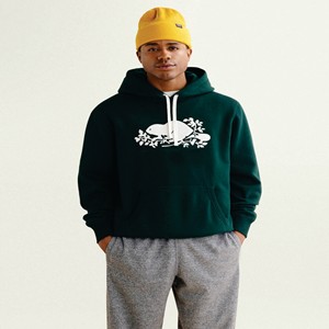 Alta calidad 500 Gsm algodón grueso en blanco liso peso pesado sudaderas con capucha de gran tamaño sin cuerda Unisex logotipo personalizado de talla grande sudaderas con capucha para hombre - Product Image 2