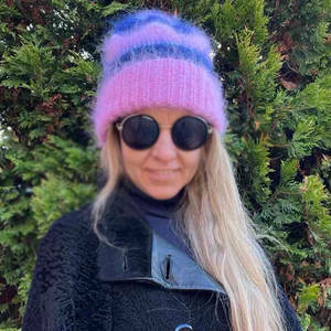 Prix bas Mohair Bonnets Chapeaux Haute Qualité Logo Personnalisé Imprimé Mohair Bonnets Couleur Personnalisée Mohair Bonnets Chapeaux - Product Image 2