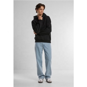 Sweat-shirt à capuche oversize tendance 2024 pour homme, en coton 100% premium, lourd, brodé, logo personnalisé, service OEM, tissu polaire - Product Image 2