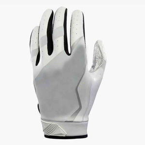 Guantes de Fútbol Americano de Cuero Sintético Ultra Suave para Jugadores Juveniles, Agarre de Alta Adherencia, Palma de Receptor Duradera, Personalizable - Product Image 2