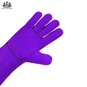 Gants de soudage sportifs vintage en cuir pour hommes, sur mesure, de haute qualité, avec design personnalisé, ignifuges et anti-chaleur - Product Image 3